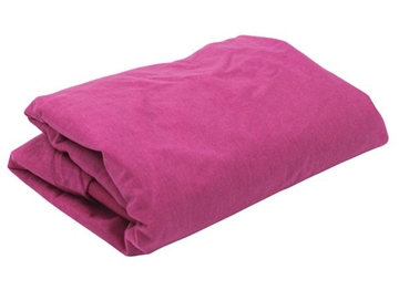 Image de Drap-housse imperméable fuchsia 120 x 60 cm